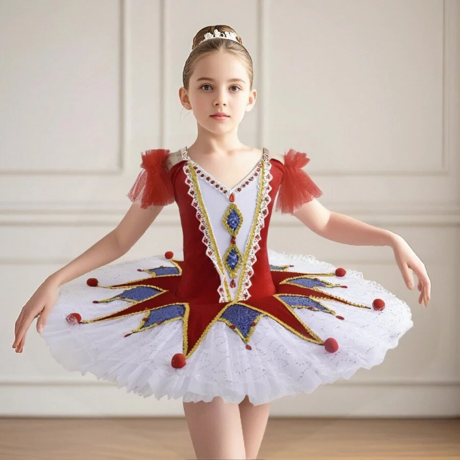 Children Professional Ballet Tutu For Kids Girls Red Swan Lake Ballet Dance Clothes Adult Pancake Ballerina Figure Skating Dress
Children Professional Ballet Tutu For Kids Girls Red Swan Lake Ballet Dance Clothes Adult Pancake Ballerina Figure Skating Dress