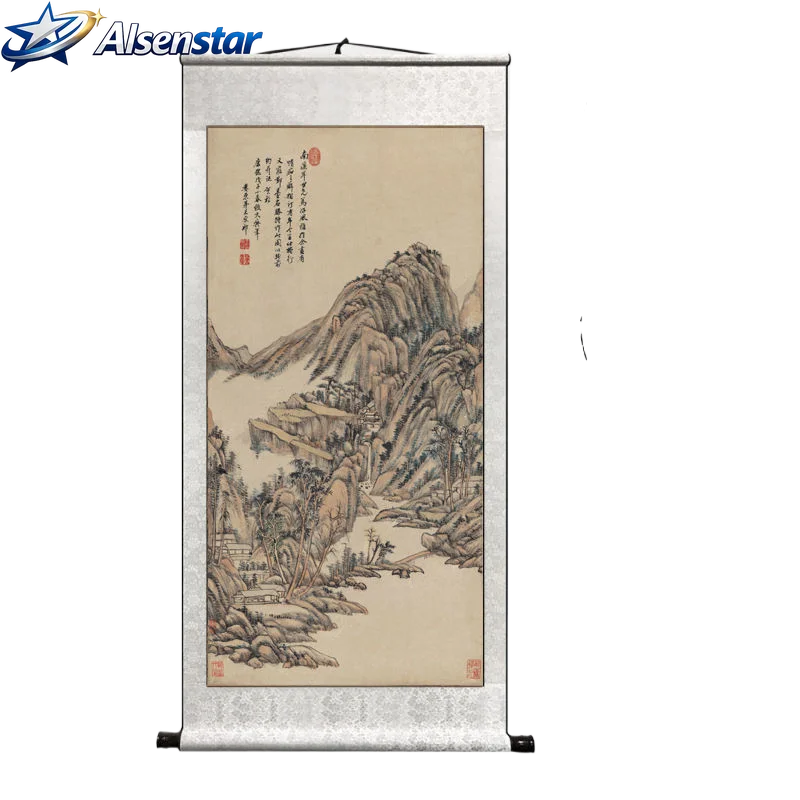 Antique Landscape Painting Hanging Scroll Traditional Chinese Painting Scroll Living Room Study Decorative Hanging Scroll
Antique Landscape Painting Hanging Scroll Traditional Chinese Painting Scroll Living Room Study Decorative Hanging Scroll