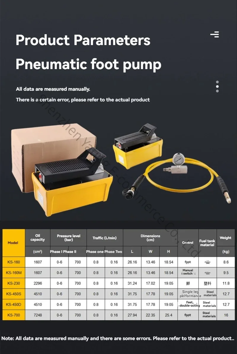 2026 Hydraulic Air Pump KS-450D Double-Acting 10,000 PSI (4500 Ml) Built-in Safety Valve Aluminum Alloy Cylinder/Piston
2026 Hydraulic Air Pump KS-450D Double-Acting 10,000 PSI (4500 Ml) Built-in Safety Valve Aluminum Alloy Cylinder/Piston