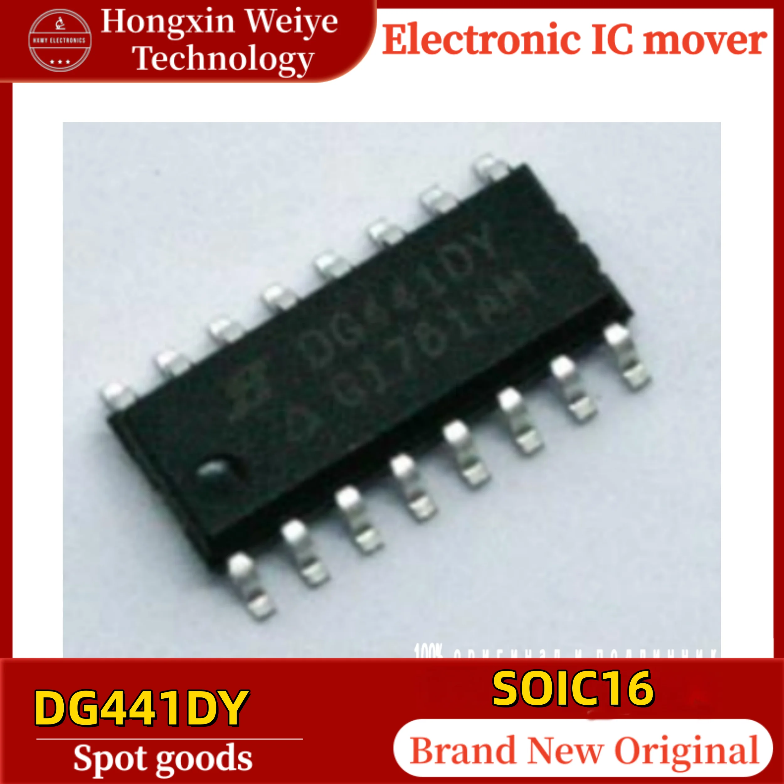 10/20 PCS DG441DY SO-16 10V~30V Analog Switch / Multiplexer Brand New In Stock
10/20 PCS DG441DY SO-16 10V~30V Analog Switch / Multiplexer Brand New In Stock