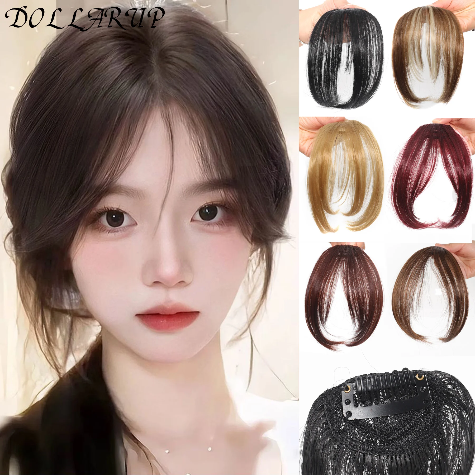 DOLLARUPSynthetic Air Bangs Natural Short Brown Black Fake Hair Fringe Extension 1 Clip In Hairpieces Accessories For Women Girl
DOLLARUPSynthetic Air Bangs Natural Short Brown Black Fake Hair Fringe Extension 1 Clip In Hairpieces Accessories For Women Girl