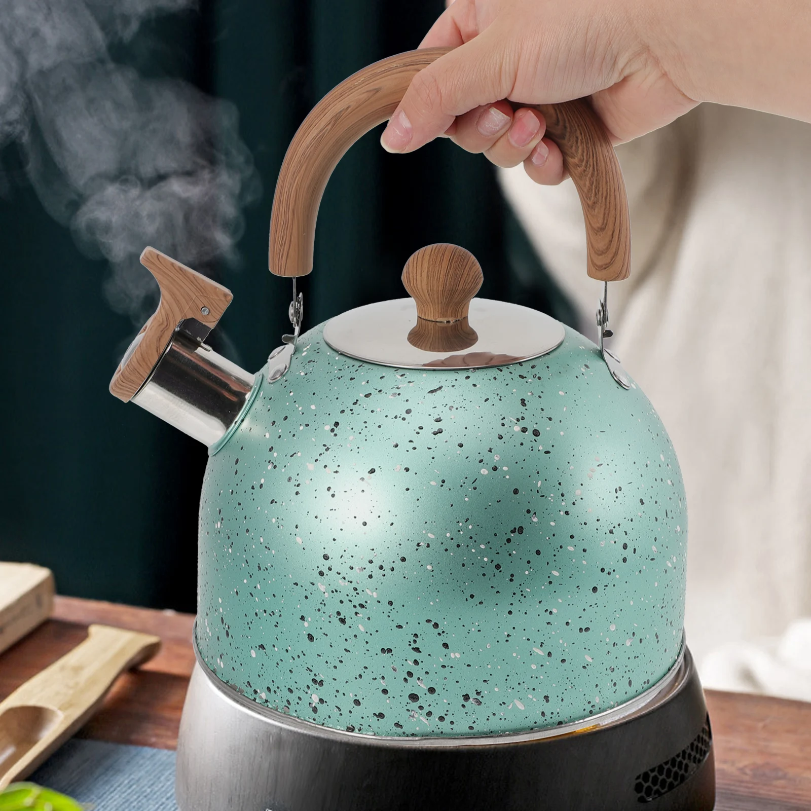 Stainless Steel Kettle Water Pot Tea Can Convenient Pitcher Heating Boiling Practical Pour Kitchen Comfortable Handle
Stainless Steel Kettle Water Pot Tea Can Convenient Pitcher Heating Boiling Practical Pour Kitchen Comfortable Handle