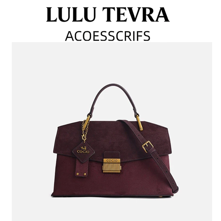 Сумка LULU TEVRA из искусственной замши цвета бордо, модная женская сумка, роскошная осенне-зимняя сумка, сумка на одно плечо
Сумка LULU TEVRA из искусственной замши цвета бордо, модная женская сумка, роскошная осенне-зимняя сумка, сумка на одно плечо