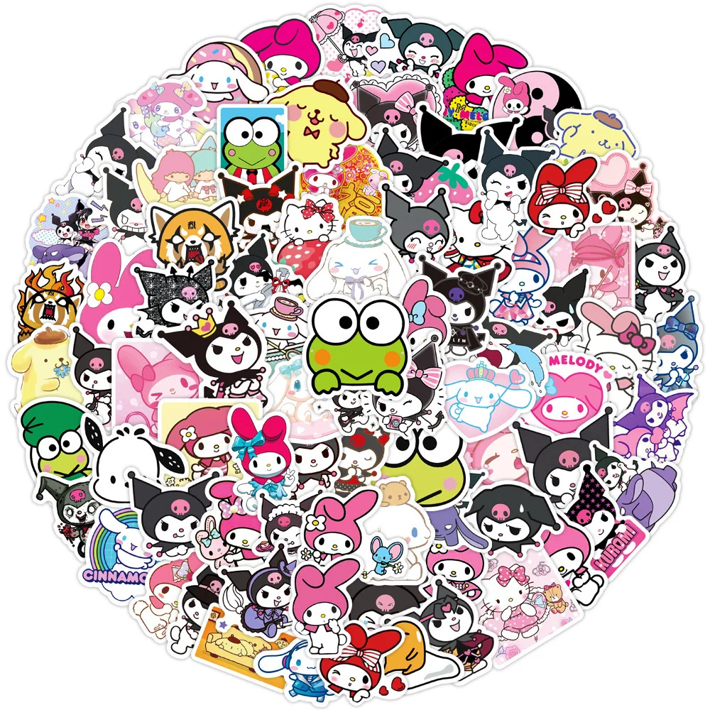 10/30/50/100pcs Cute Cartoon Sanrio Stickers Hello Kitty Kuromi My Melody Anime Decals Kawaii Aesthetic Sticker for Kids Toys
10/30/50/100pcs Cute Cartoon Sanrio Stickers Hello Kitty Kuromi My Melody Anime Decals Kawaii Aesthetic Sticker for Kids Toys