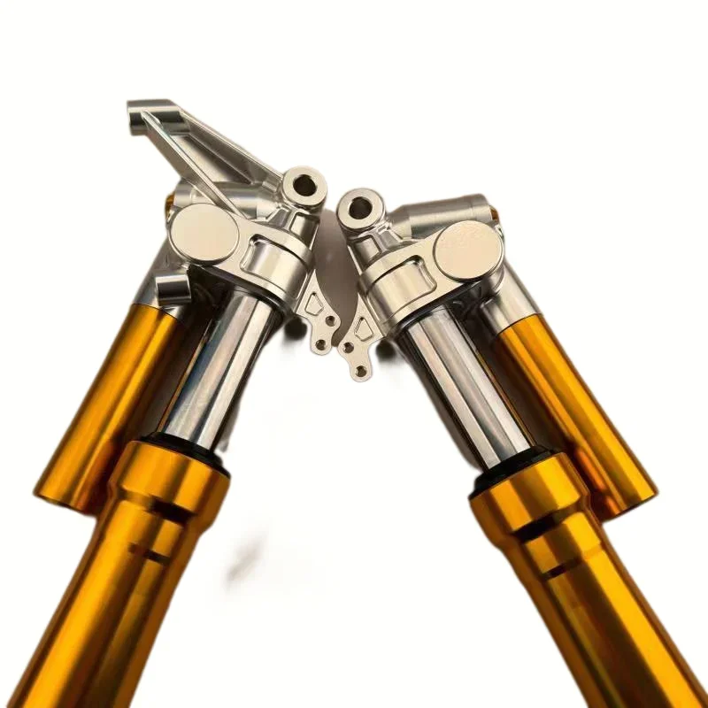 Motorcycle Front Fork Shock Absorber with Piston Design Adjuster Pressure-Bearing Method Made from Durable Aluminum Alloy
Motorcycle Front Fork Shock Absorber with Piston Design Adjuster Pressure-Bearing Method Made from Durable Aluminum Alloy