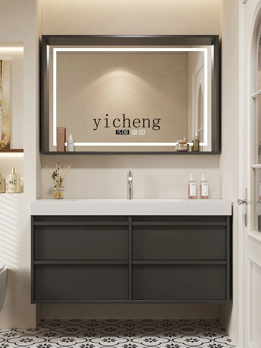 a5 ceramic integrated basin rubber wood paint-free medium antique walnut hanging bathroom cabinet
a5 ceramic integrated basin rubber wood paint-free medium antique walnut hanging bathroom cabinet