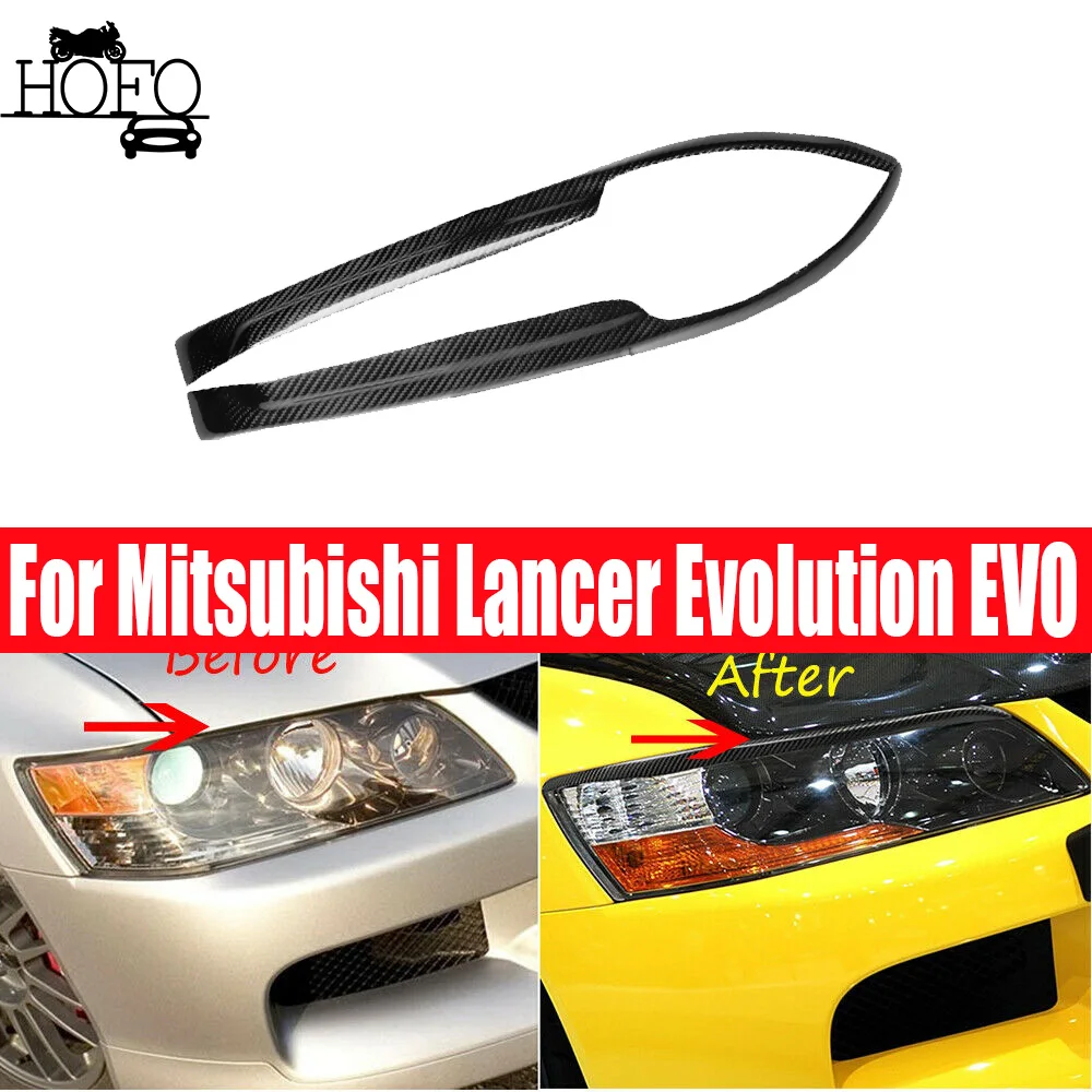 For Mitsubishi Lancer Evolution EVO 7 8 9 2003-2007 Carbon Fiber Head Light Lamp Cover Brow Headlamp Eyebrow Sticker
For Mitsubishi Lancer Evolution EVO 7 8 9 2003-2007 Carbon Fiber Head Light Lamp Cover Brow Headlamp Eyebrow Sticker