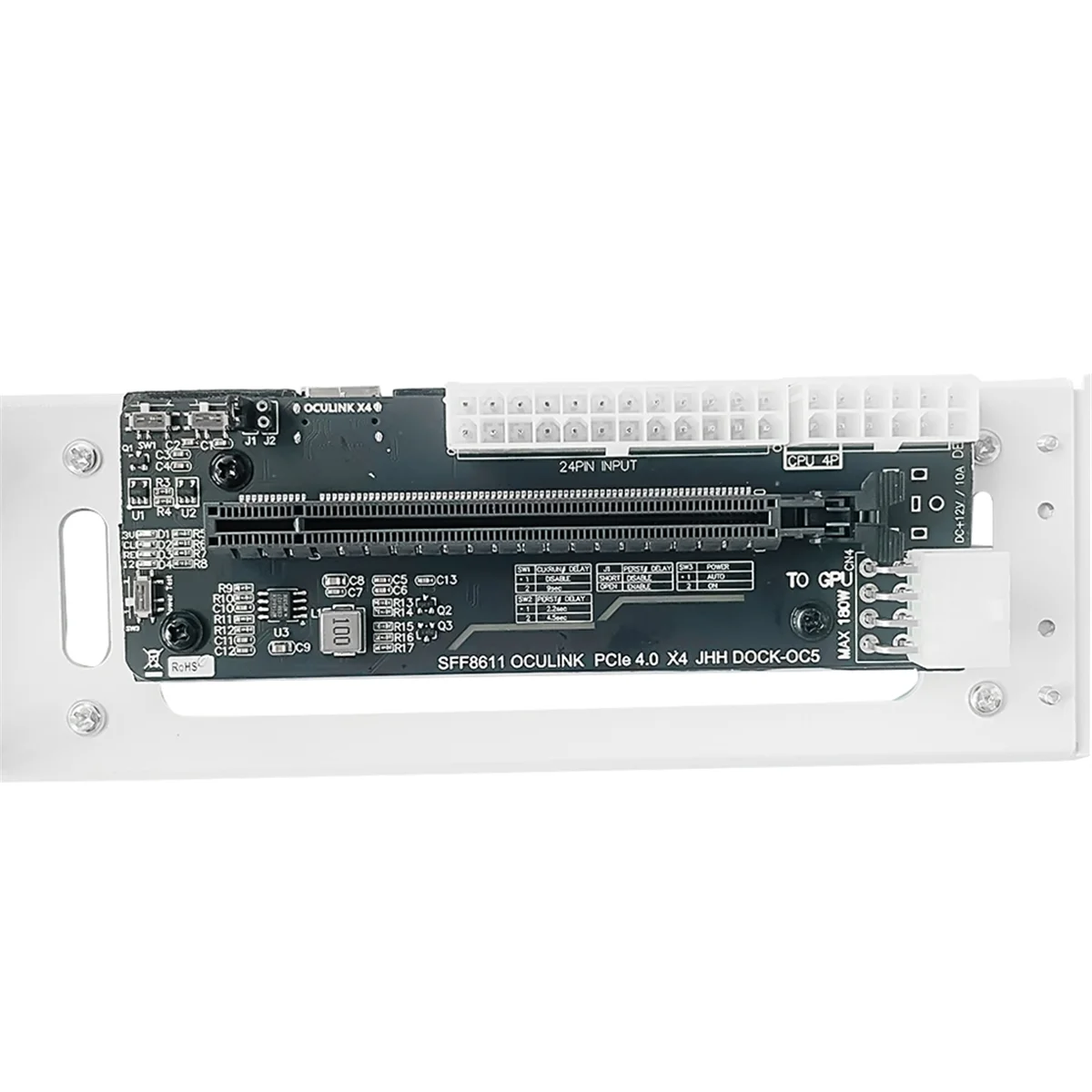 Hot sale SFF 8611 Oculink M.2 External Graphics Card GPU Holder Dock PCIe 4.0 X4 Gen4 Notebook GDP NUC Adapter Card
Hot sale SFF 8611 Oculink M.2 External Graphics Card GPU Holder Dock PCIe 4.0 X4 Gen4 Notebook GDP NUC Adapter Card