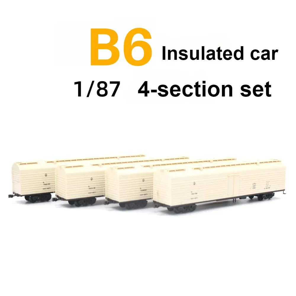 HO Type 1/87 Train Model B6 Refrigerated Freight and Passenger Cars 4 Cars White Random Model Car Set, Boy's Toy Gift
HO Type 1/87 Train Model B6 Refrigerated Freight and Passenger Cars 4 Cars White Random Model Car Set, Boy's Toy Gift