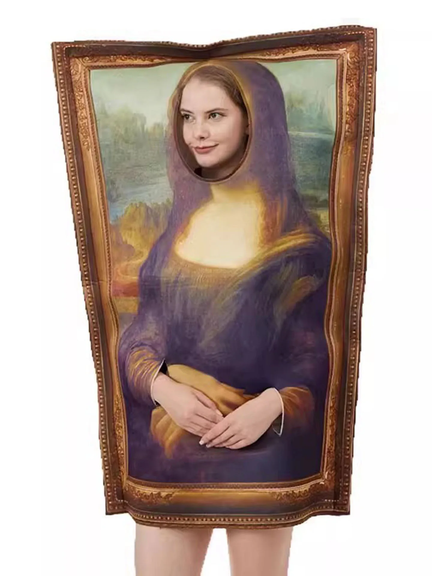 loween Mona a Costume Funny Prank Par Picture Frame Role Play Costume Interactive Murals Costume Polyester Material
loween Mona a Costume Funny Prank Par Picture Frame Role Play Costume Interactive Murals Costume Polyester Material