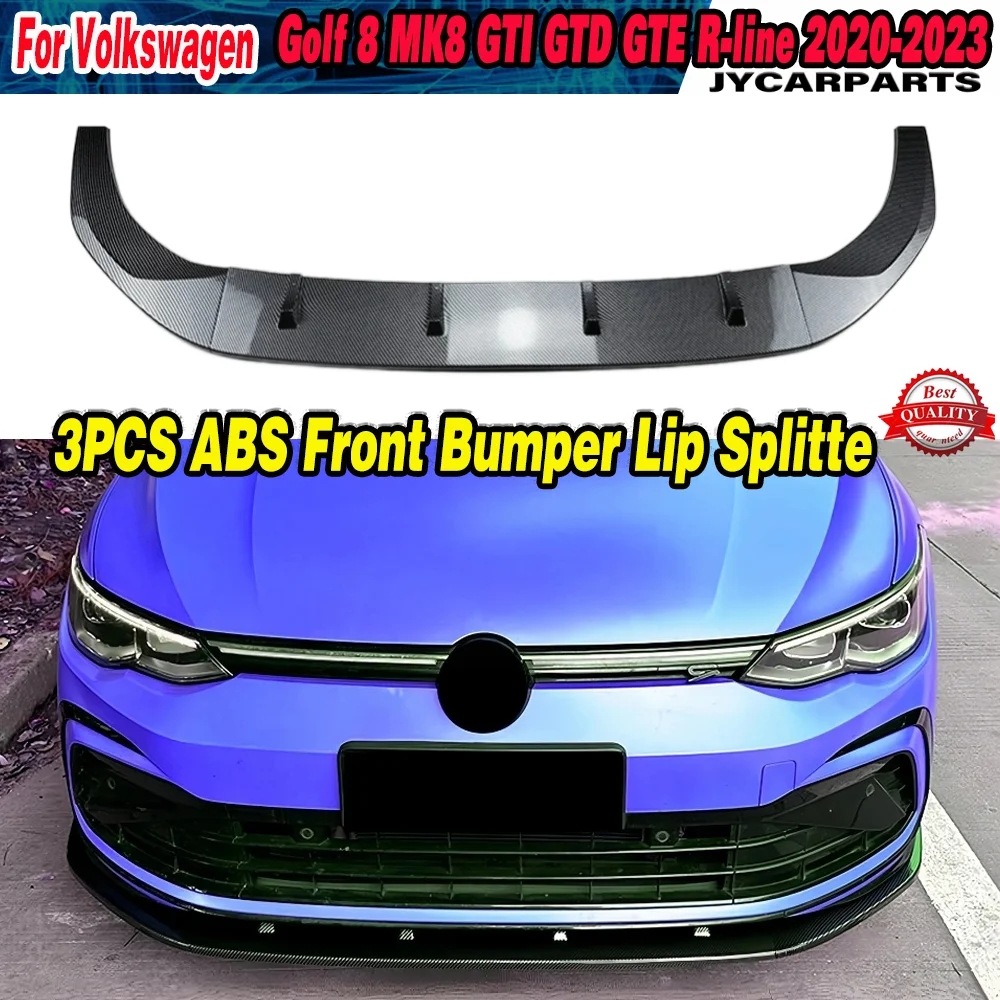 Car Front Lip Spoiler Splitters Diffuser Bumper For VolksWagen VW Golf 8 MK8 GTI GTD GTE R-line 2020 2021 2022 2023 Trim BodyKit
Car Front Lip Spoiler Splitters Diffuser Bumper For VolksWagen VW Golf 8 MK8 GTI GTD GTE R-line 2020 2021 2022 2023 Trim BodyKit
