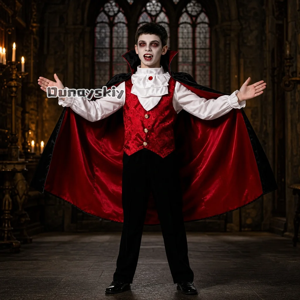 Mens Gothic Vampire Costumes Vampire Adults Man Cosplay Outfit For Halloween Role Playing Party Costumes Stage Performance
Mens Gothic Vampire Costumes Vampire Adults Man Cosplay Outfit For Halloween Role Playing Party Costumes Stage Performance