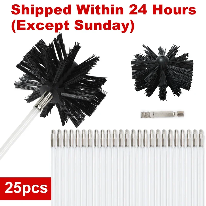 150mm Rotary Chimney Brush Long Handle Flexible Rod For Chimney, Dryer Pipe,Fireplace Inner Wall And Roof Cleaning Tools
150mm Rotary Chimney Brush Long Handle Flexible Rod For Chimney, Dryer Pipe,Fireplace Inner Wall And Roof Cleaning Tools