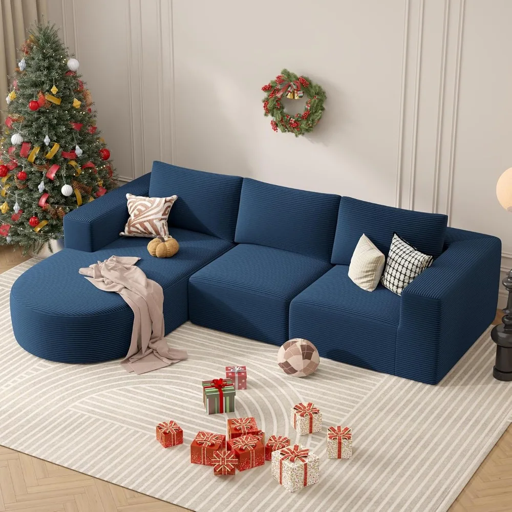 Modular Sectional Sofa with L-Shape Chaise,Cloud Sectional Modern Sleeper Couch with Deep Seat,Sponge Compression Sofas No Assem
Modular Sectional Sofa with L-Shape Chaise,Cloud Sectional Modern Sleeper Couch with Deep Seat,Sponge Compression Sofas No Assem