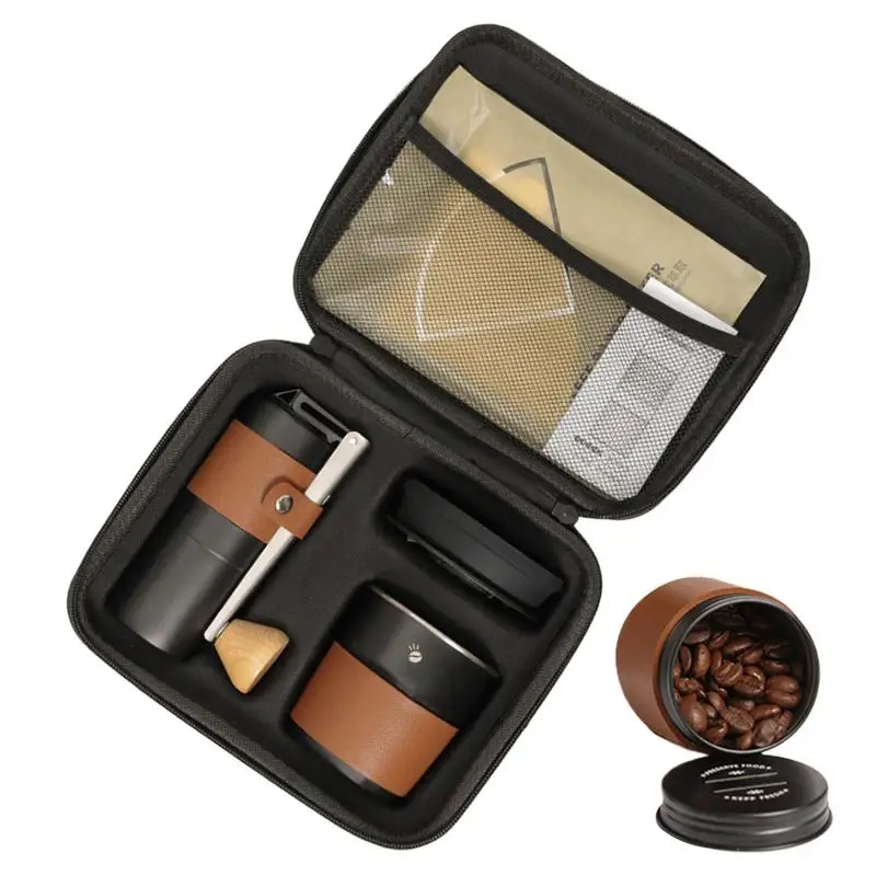 Camping Portable Manual Grinding Cups Filter Cups Set Hand Brewed Coffee Set OutdoorCoffee Bean Grinding Machine For Camping
Camping Portable Manual Grinding Cups Filter Cups Set Hand Brewed Coffee Set OutdoorCoffee Bean Grinding Machine For Camping