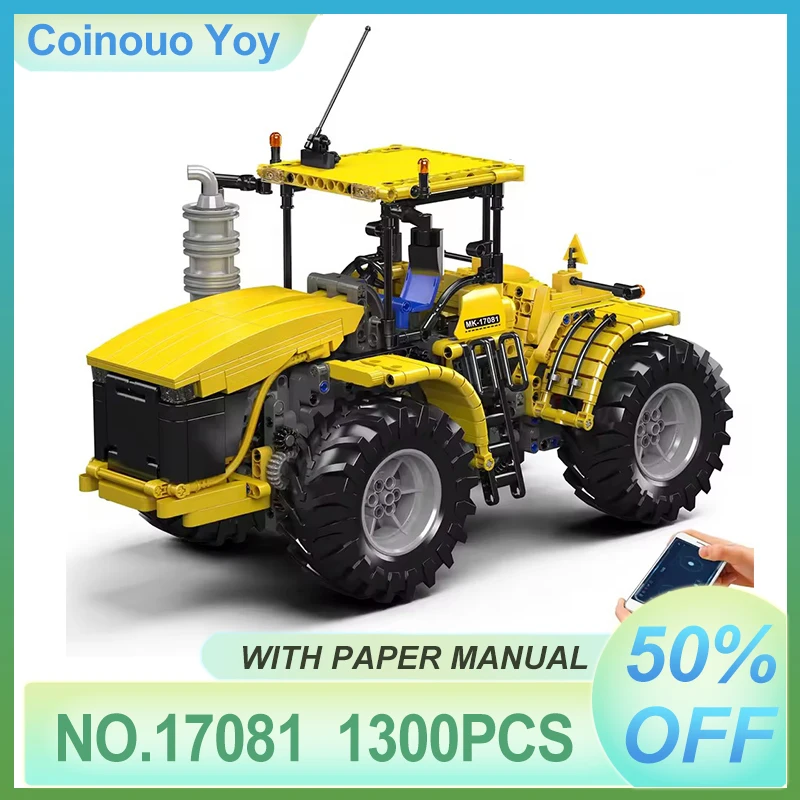 MOULD KING 17081 Educational Building Blocks DIY Toys Challenger Tractor Yellow Tracked Kids Blocks Truck Bricks Christmas Gifts
MOULD KING 17081 Educational Building Blocks DIY Toys Challenger Tractor Yellow Tracked Kids Blocks Truck Bricks Christmas Gifts