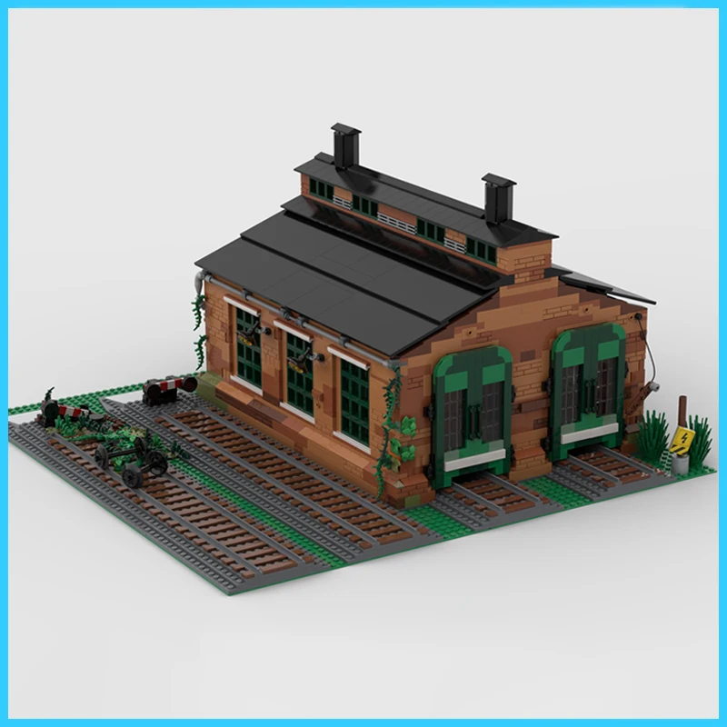 MOC Disused Train Shed Architecture Model Building Blocks Bricks DIY Creative Technology Education Assembly Toy Birthday Gift
MOC Disused Train Shed Architecture Model Building Blocks Bricks DIY Creative Technology Education Assembly Toy Birthday Gift