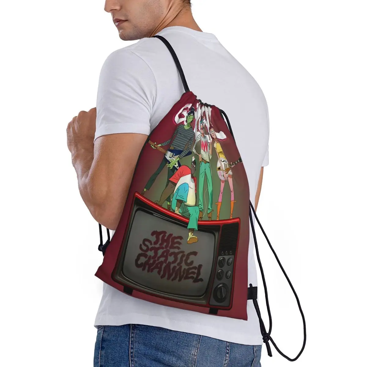 Gorillaz Music Band Gothic Backpacks Casual Drawstring Bundle Pocket Sports Bag Book Bags for Man Woman Students
Gorillaz Music Band Gothic Backpacks Casual Drawstring Bundle Pocket Sports Bag Book Bags for Man Woman Students