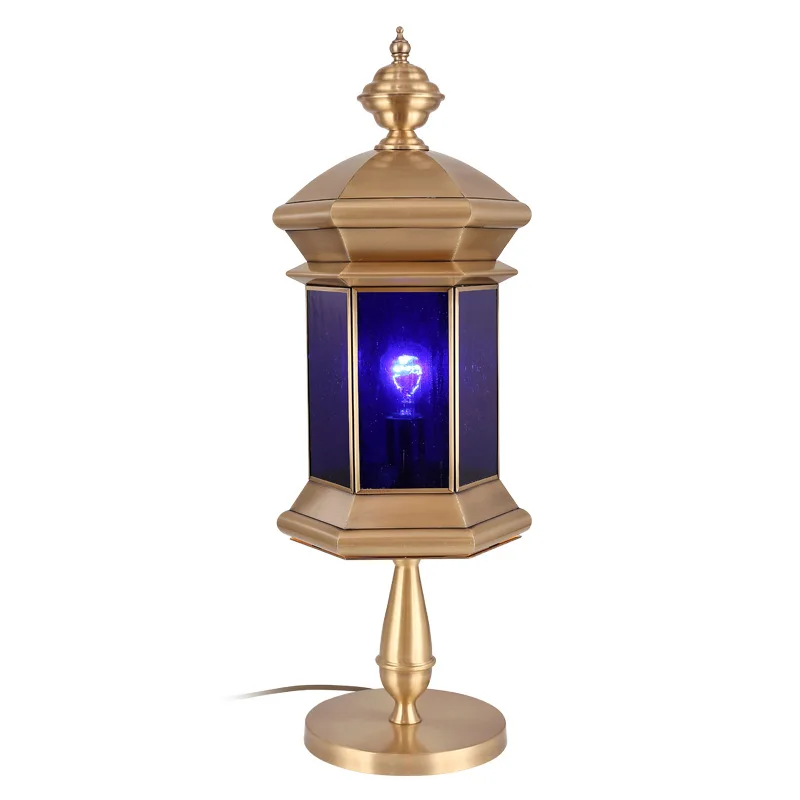American copper table lamp European style living room study bedroom bedside lamp copper wedding villa decorative table lighting
American copper table lamp European style living room study bedroom bedside lamp copper wedding villa decorative table lighting