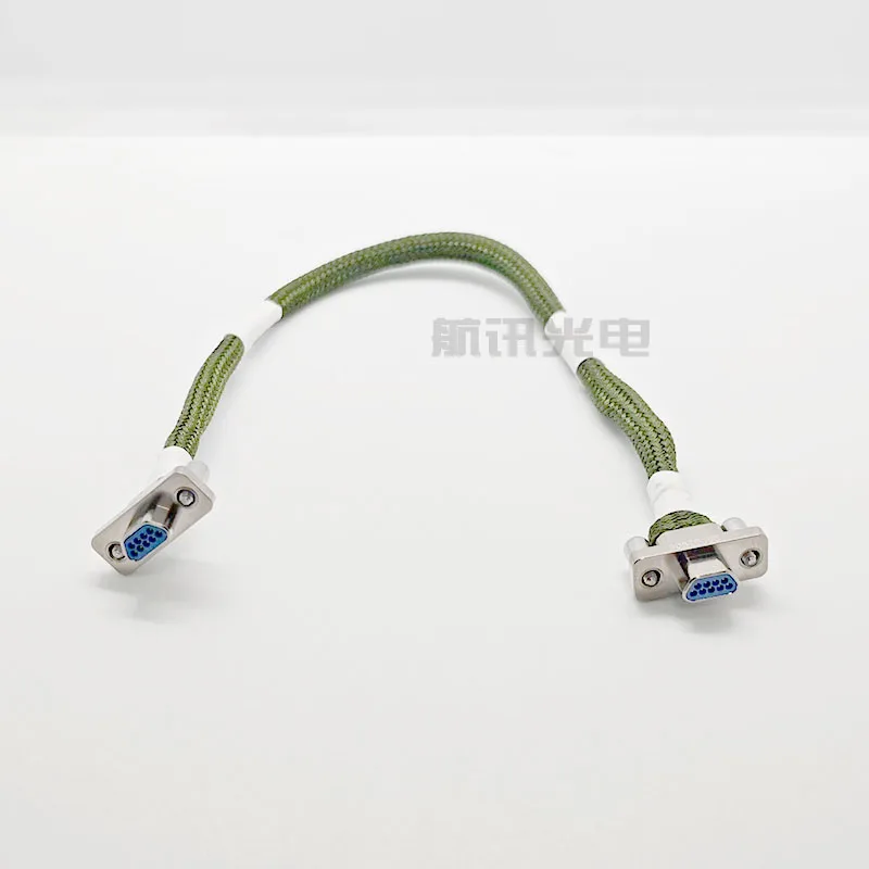 J30J-9TJL-200-J30J-9TJL Double Headed 9-Core Rectangular Connector Cable J30J-9ZKP
