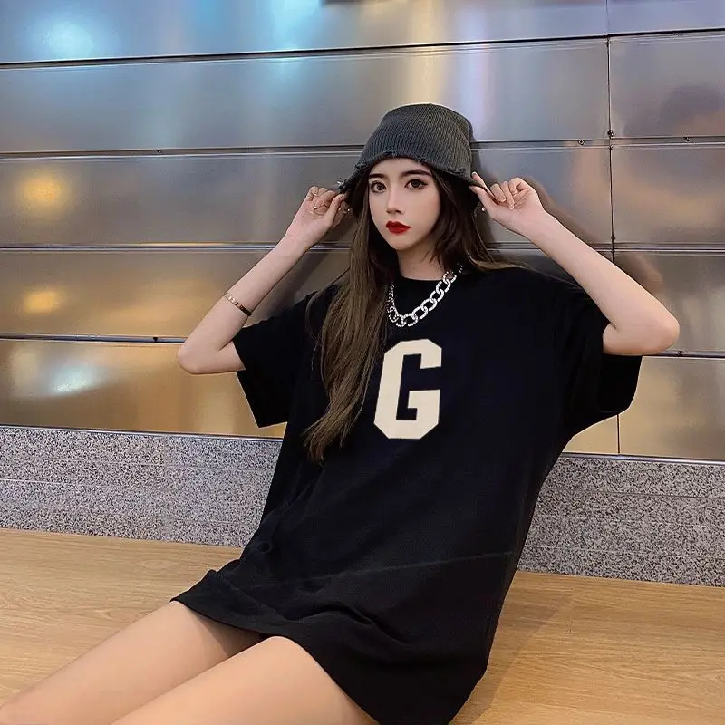 Cotton Cartoon Print Loose Short-sleeved Women's Short-sleeved T-shirt Versatile Crew Neck Ins Top
Cotton Cartoon Print Loose Short-sleeved Women's Short-sleeved T-shirt Versatile Crew Neck Ins Top
