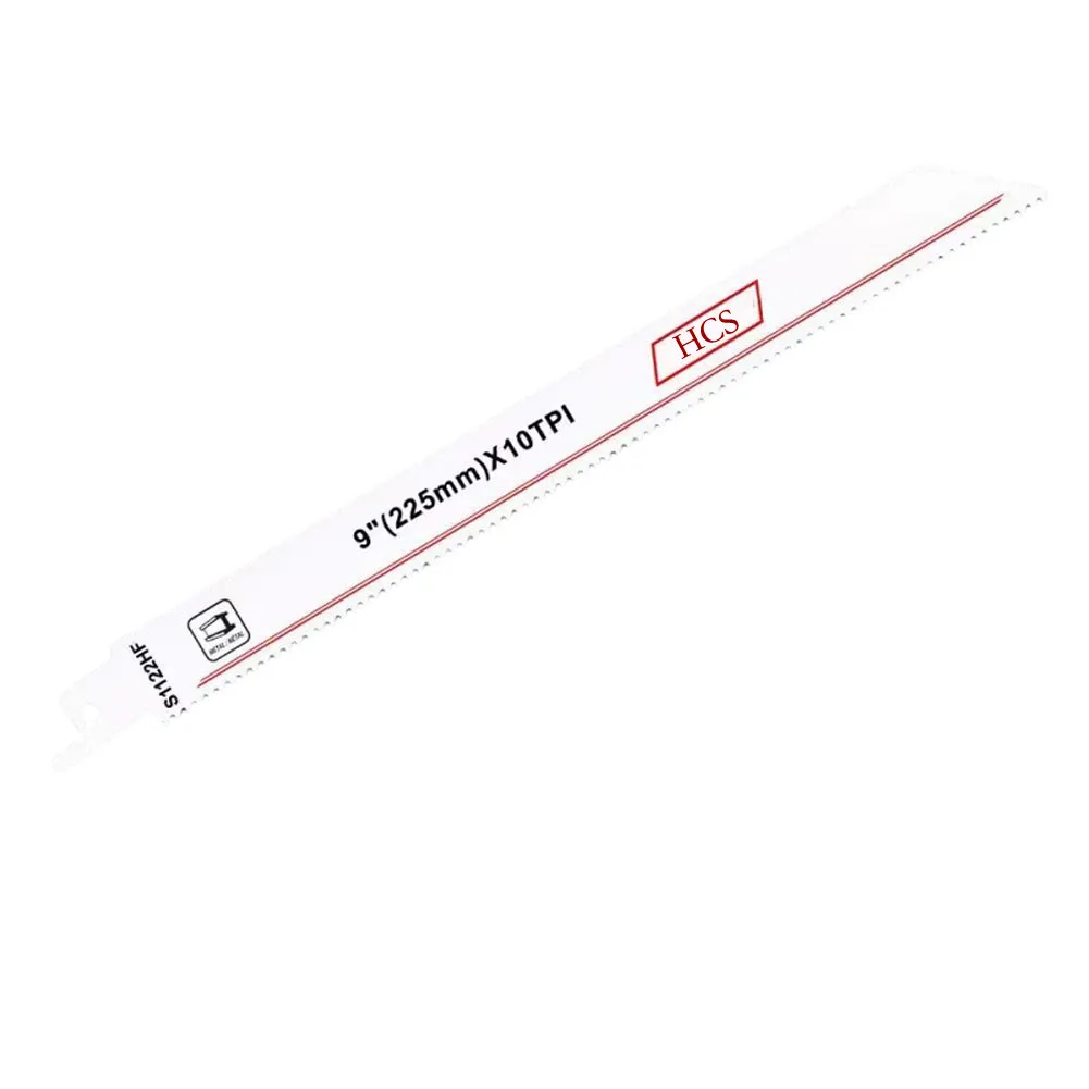 New BI-Metal Reciprocating Saw Blade Reciprocating 225mm 9" 9" BI-Metal BIM (BI-METAL) Cutting Reciprocating Saw Blade
New BI-Metal Reciprocating Saw Blade Reciprocating 225mm 9" 9" BI-Metal BIM (BI-METAL) Cutting Reciprocating Saw Blade