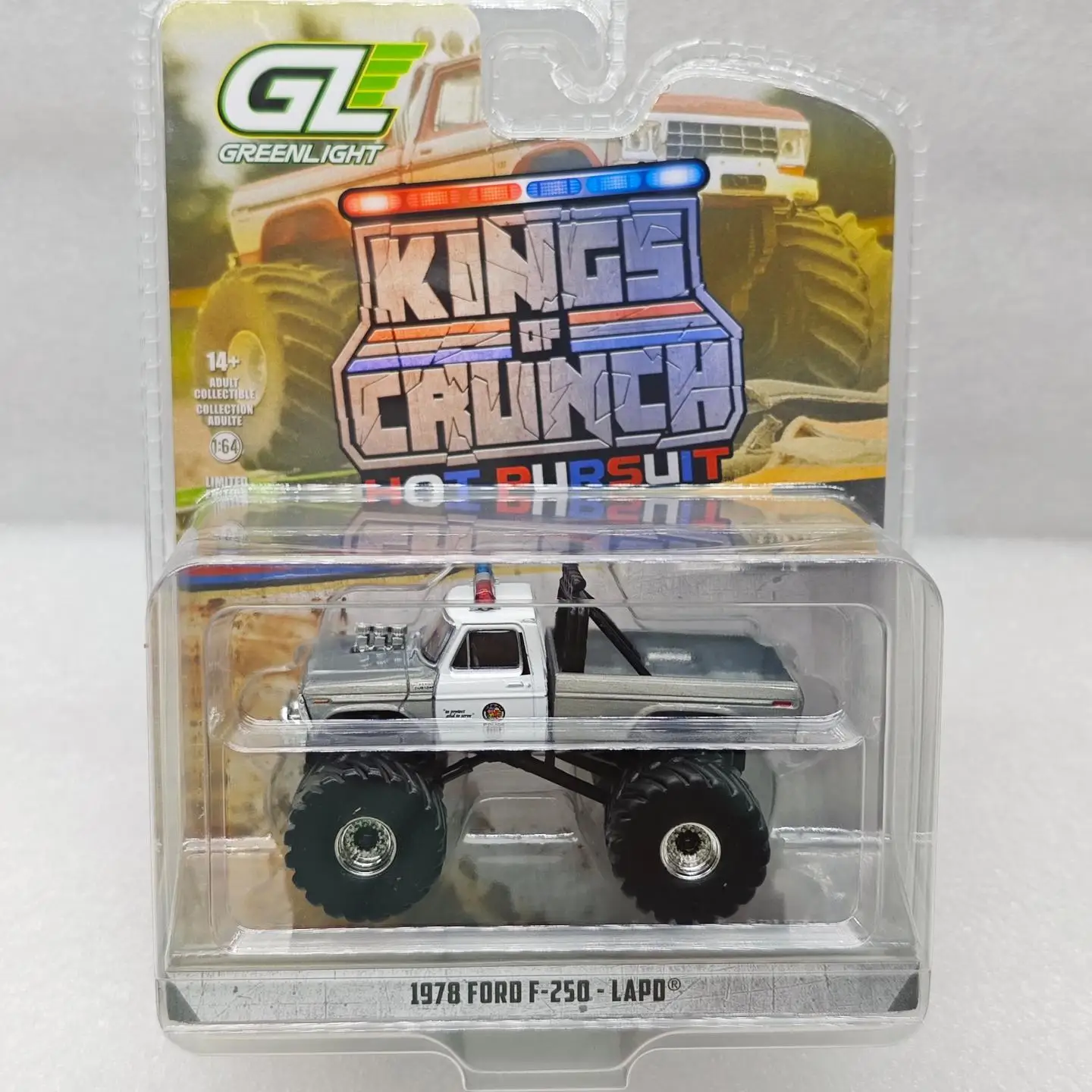 GreenLight 1:64 Kings Of Crunch Special Edition - 1978 Ford F-250 - LAPD Varnish Diecast Alloy Car Model Collectible
GreenLight 1:64 Kings Of Crunch Special Edition - 1978 Ford F-250 - LAPD Varnish Diecast Alloy Car Model Collectible
