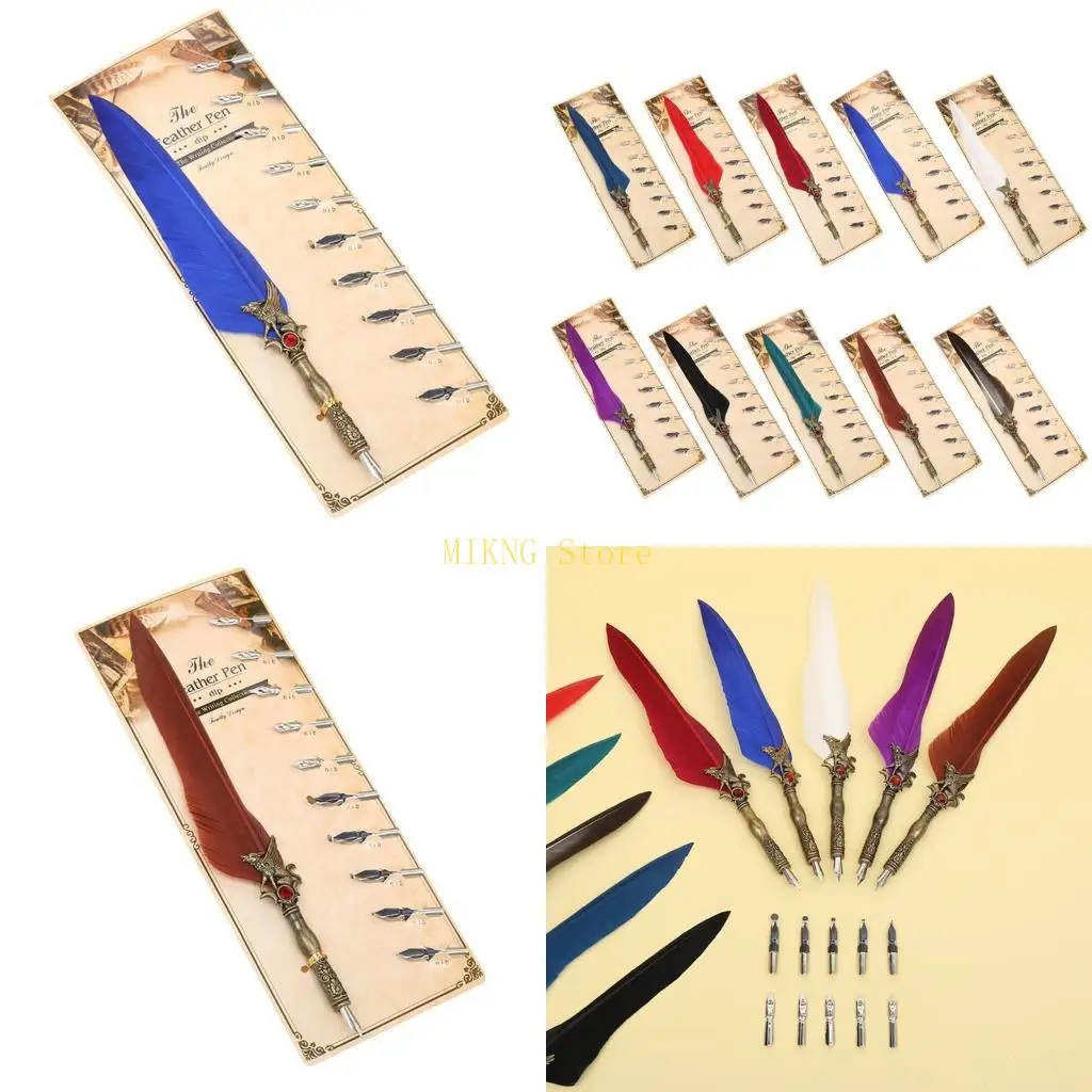 1 комплект винтажной перьевой ручки для каллиграфии с 10 наконечниками, изысканная ретро-ручка, лучшая распродажа
1 комплект винтажной перьевой ручки для каллиграфии с 10 наконечниками, изысканная ретро-ручка, лучшая распродажа