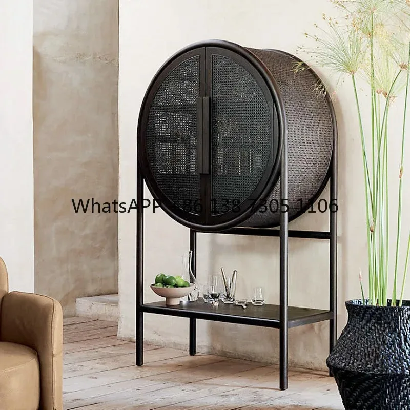 Скандинавский шкаф-витрина из массива дерева и ротанга для прихожей, винный шкаф, интегрированная перегородка для гостиной, простая современная домашняя полка
Скандинавский шкаф-витрина из массива дерева и ротанга для прихожей, винный шкаф, интегрированная перегородка для гостиной, простая современная домашняя полка