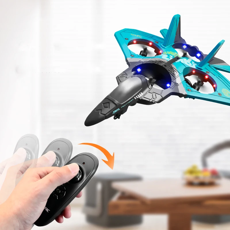 RC Plane 2.4G 4CH Remote Control Fighter Aircraft Trick Model Stunt Roll Glider EPP Foam Drone with Light Four-motor Outdoor Toy
RC Plane 2.4G 4CH Remote Control Fighter Aircraft Trick Model Stunt Roll Glider EPP Foam Drone with Light Four-motor Outdoor Toy