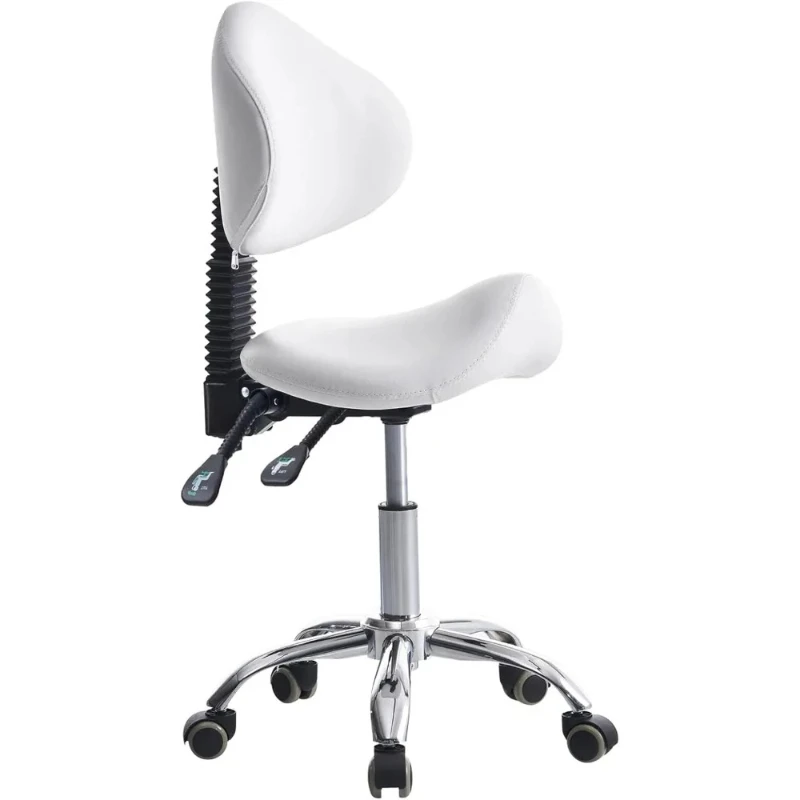 Saddle Stool Chair Rolling with Back Esthetician Chair for Lash Tech Salon Dental Tattoo Artist Eyelash Esthetician Hairstylist
Saddle Stool Chair Rolling with Back Esthetician Chair for Lash Tech Salon Dental Tattoo Artist Eyelash Esthetician Hairstylist