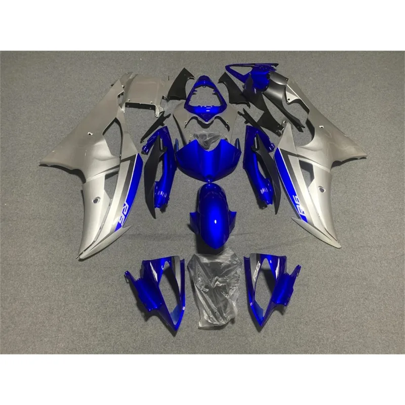 Комплект аэрозольных обтекателей, подходящий для Yzf R6 2008 2009 2010 2011 2012 2013 2014 2015 2016, комплект кузова, инъекционный синий, серебристый 
Комплект аэрозольных обтекателей, подходящий для Yzf R6 2008 2009 2010 2011 2012 2013 2014 2015 2016, комплект кузова, инъекционный синий, серебристый