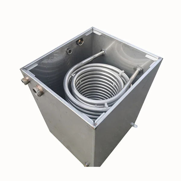factory direct sales coil heat exchanger water cooler stainless steel water tank
factory direct sales coil heat exchanger water cooler stainless steel water tank
