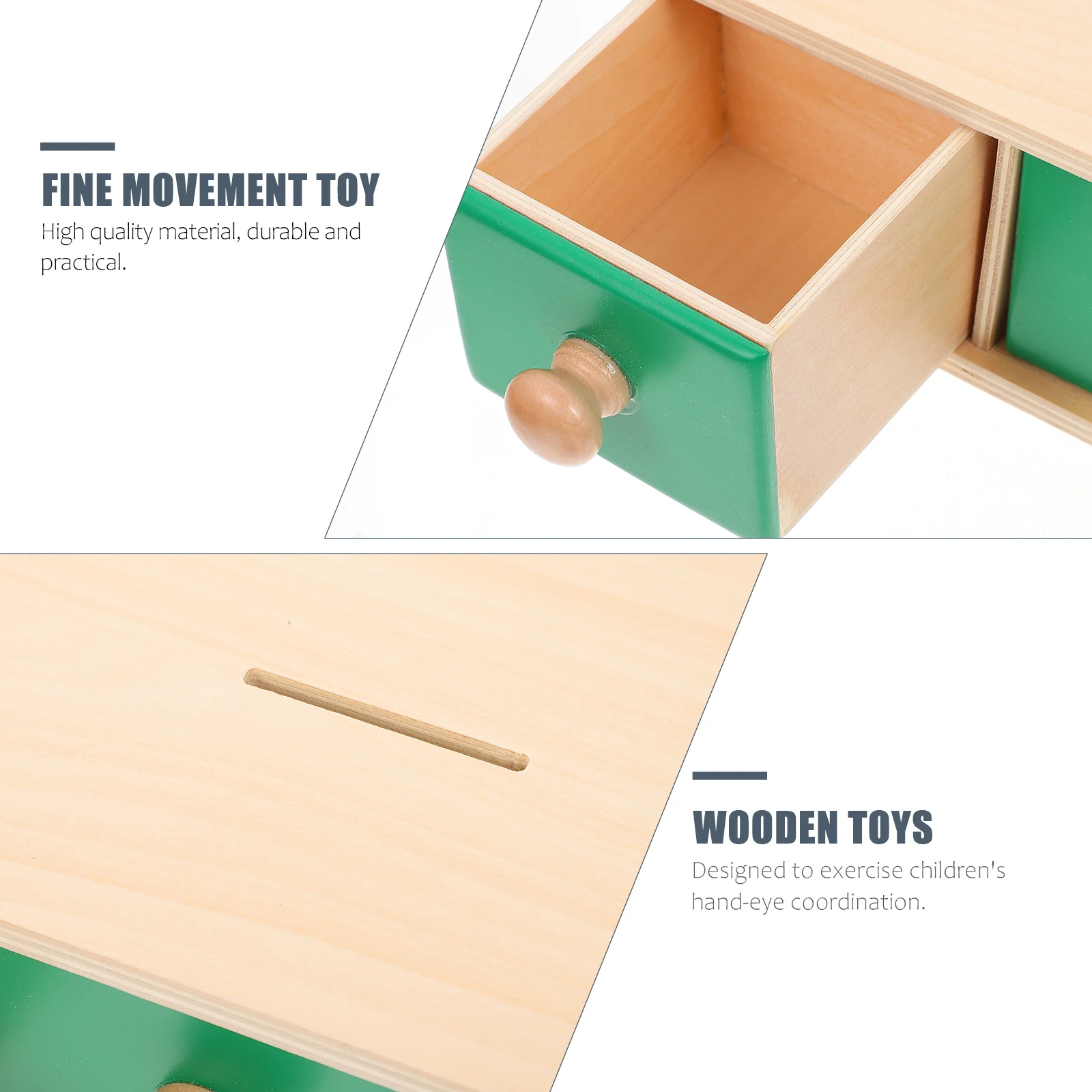 Wooden Toys Early Education Kids Learning Sensory Development Coordination Preschool Fine Movement Educational Toy Montessori
Wooden Toys Early Education Kids Learning Sensory Development Coordination Preschool Fine Movement Educational Toy Montessori