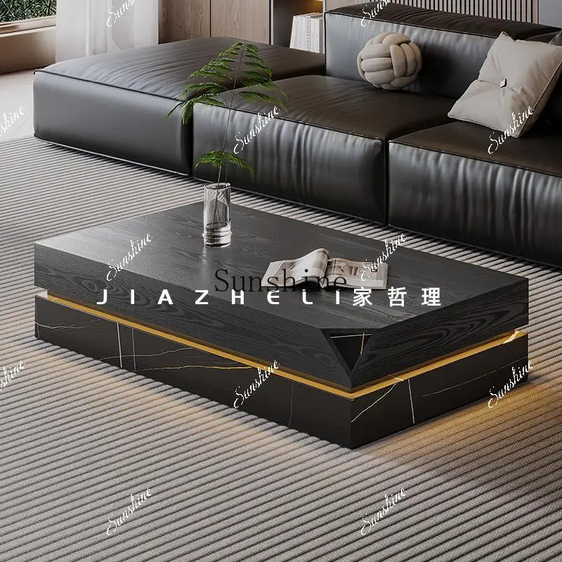 Minimalist solid wood coffee table black rose living room light luxury rock home high-end coffee table customization FT
Minimalist solid wood coffee table black rose living room light luxury rock home high-end coffee table customization FT