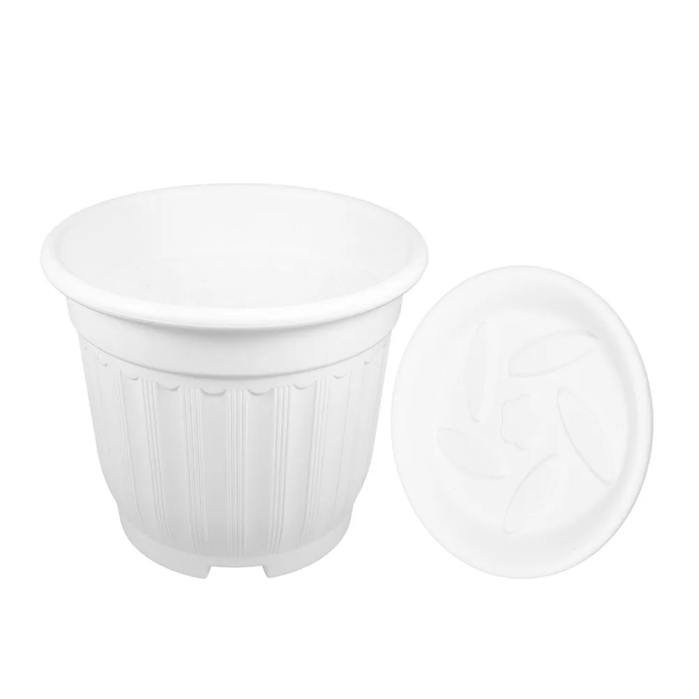 Round Flowerpot Ceramic Style Balcony Planter Reusable Plastic Planter for Indoor Outdoor Plants Small Succulent Pot Decorative
Round Flowerpot Ceramic Style Balcony Planter Reusable Plastic Planter for Indoor Outdoor Plants Small Succulent Pot Decorative