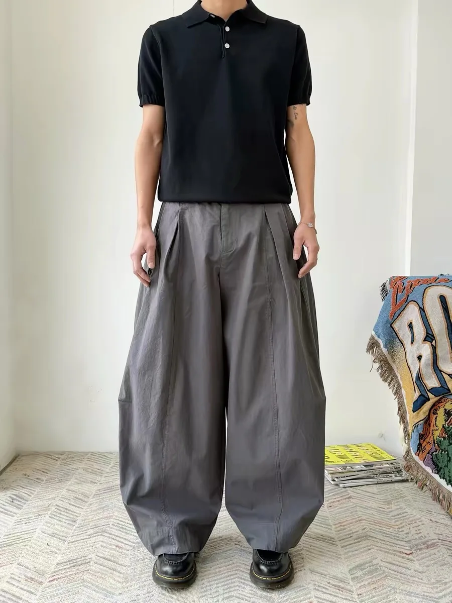 Retro Japanese Style Casual Pants Men's Women's Loose Wide Leg Pants Drapey Comfortable V-Shape Knife Versatile Slimming
Retro Japanese Style Casual Pants Men's Women's Loose Wide Leg Pants Drapey Comfortable V-Shape Knife Versatile Slimming