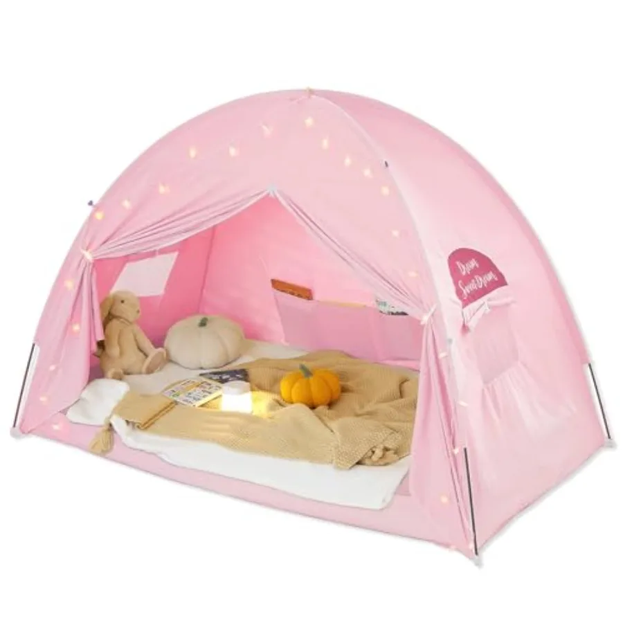 Twin Bed Tent for Girls Indoor Blackout Sleeping Tent with Dreamy Canopy Breathable Privacy Bunk Beds Ideal for Drafty Rooms or
Twin Bed Tent for Girls Indoor Blackout Sleeping Tent with Dreamy Canopy Breathable Privacy Bunk Beds Ideal for Drafty Rooms or