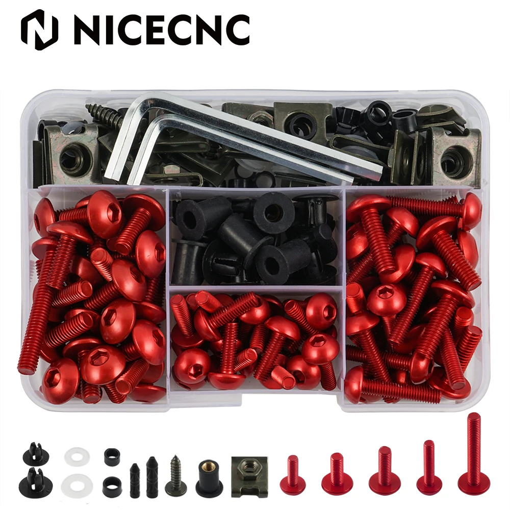 190pcs Bodywork Screws Fairing Bolts Kit for Ducati 899 959 1199 1299 Panigale R S 848 EVO 996 SPS 998 999 S R Panigale R V2 V4
190pcs Bodywork Screws Fairing Bolts Kit for Ducati 899 959 1199 1299 Panigale R S 848 EVO 996 SPS 998 999 S R Panigale R V2 V4