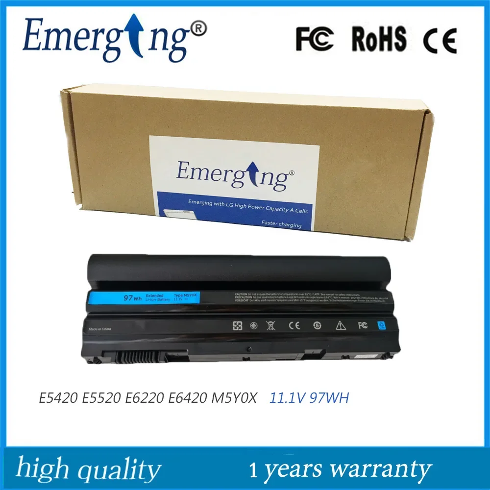Аккумулятор M5Y0X T54FJ N3X1D P9TJ0 для ноутбука Dell Latitude E6420 E6520 E5520 E5420 E6430 E6530 NHXVW P8TC7, 11,1 В, 97 Втч
Аккумулятор M5Y0X T54FJ N3X1D P9TJ0 для ноутбука Dell Latitude E6420 E6520 E5520 E5420 E6430 E6530 NHXVW P8TC7, 11,1 В, 97 Втч