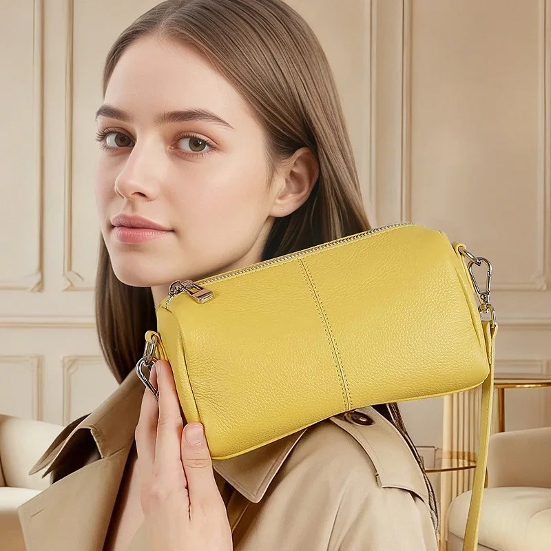 New Women's Handbag 100% Genuine Leather Ladies Shoulder Crossbody Bag Fashion Hobos High Quality Satchels Spring Summer Small
New Women's Handbag 100% Genuine Leather Ladies Shoulder Crossbody Bag Fashion Hobos High Quality Satchels Spring Summer Small