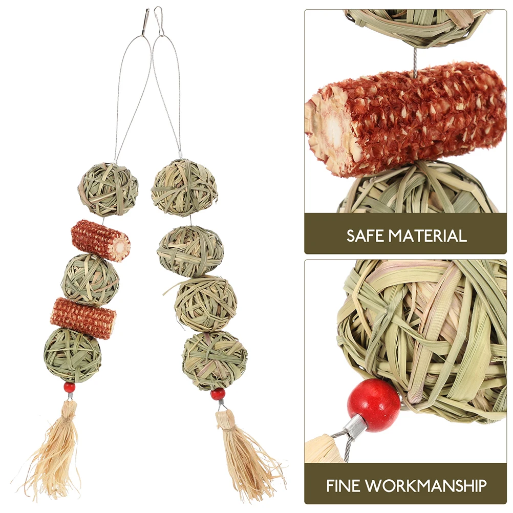 4pcs Natural Grass Woven Chew For Rabbits Guinea Pigs Hamsters Hanging Dental Playthings Bunny Biting Hamster Chewing Supply
4pcs Natural Grass Woven Chew For Rabbits Guinea Pigs Hamsters Hanging Dental Playthings Bunny Biting Hamster Chewing Supply