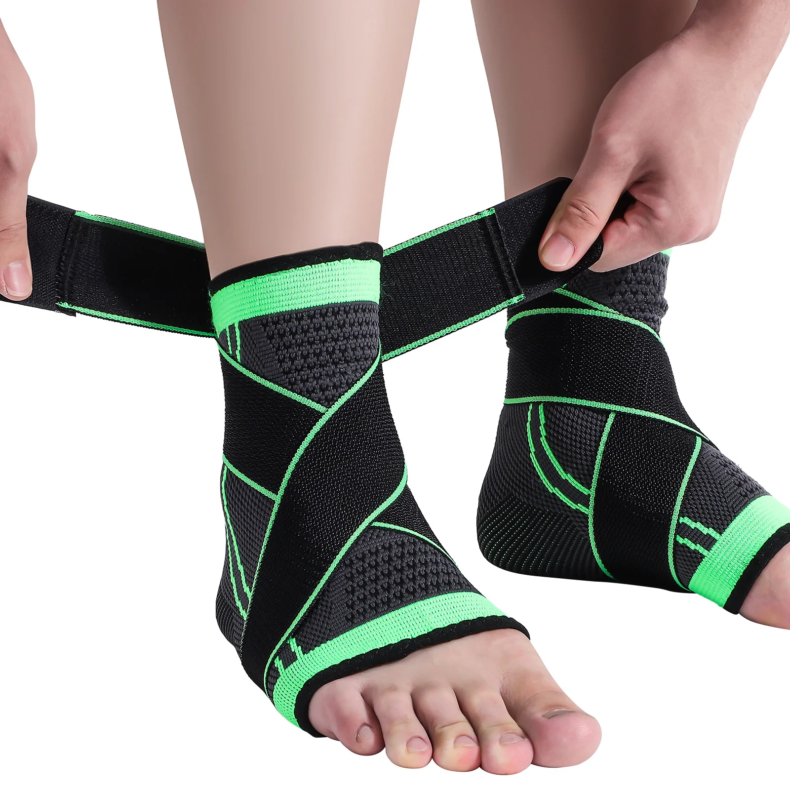 2Pcs Ankle Support Brace Compression Sleeve Wrap Protector for Running Walking Foot Pain Relief Nylon Guard
2Pcs Ankle Support Brace Compression Sleeve Wrap Protector for Running Walking Foot Pain Relief Nylon Guard