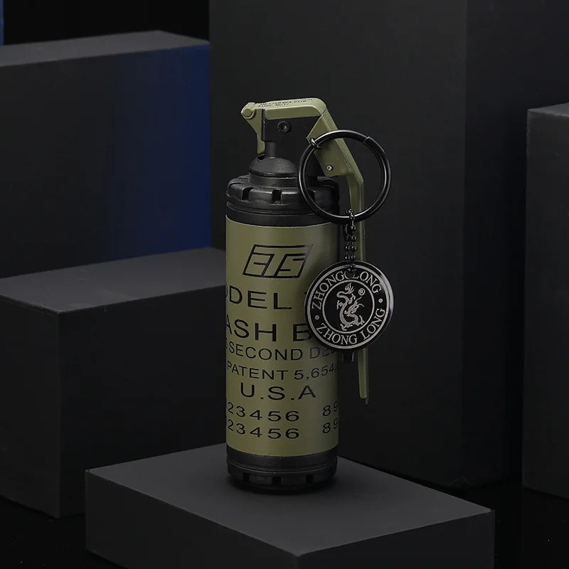 Personalized Grenade Model Open Flame Butane Gas Lighter with Grinding Wheel Metal Cigarette Accessory Unique Texture Small Gift
Personalized Grenade Model Open Flame Butane Gas Lighter with Grinding Wheel Metal Cigarette Accessory Unique Texture Small Gift