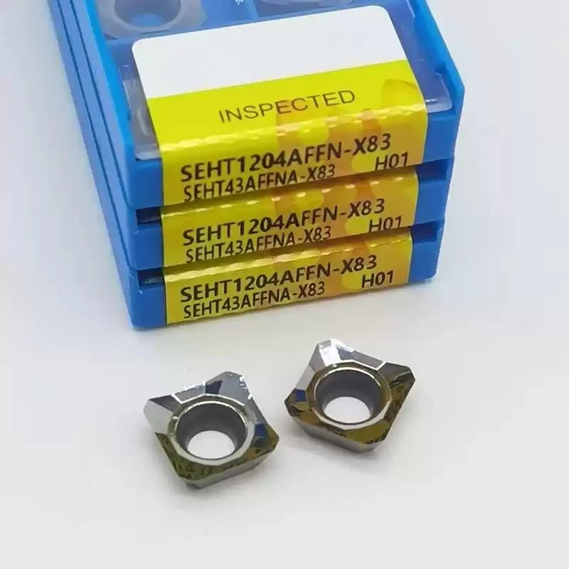 Special Offer on 100% Genuine Korean CNC Carbide Inserts SEHT1204AFFN SEHT1204AFFN-X83 X83 H01 Quality Assurance 
Special Offer on 100% Genuine Korean CNC Carbide Inserts SEHT1204AFFN SEHT1204AFFN-X83 X83 H01 Quality Assurance