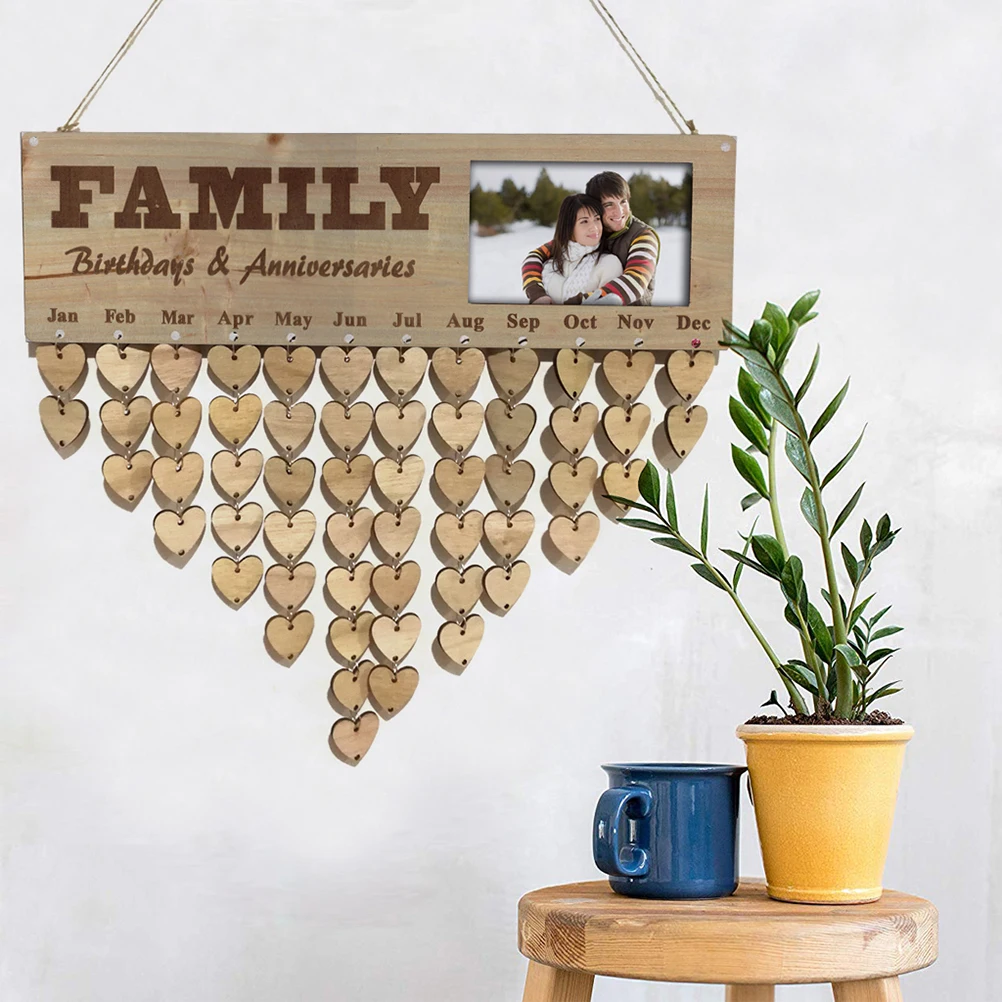 Wooden Birthday Home Decor Hanging Calendar Home Deocr Board Gifts DIY Notice Hanging Calendar Plaque
Wooden Birthday Home Decor Hanging Calendar Home Deocr Board Gifts DIY Notice Hanging Calendar Plaque