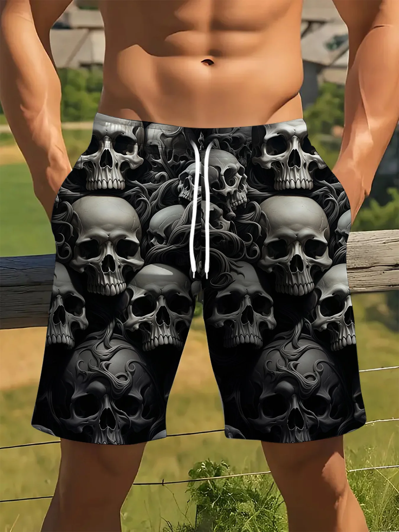2026 Summer New Men's Short Pants - 3D Skull Pattern - Casual Fashion for Street Style - Comfortable Lightweight Soft and Fluffy
2026 Summer New Men's Short Pants - 3D Skull Pattern - Casual Fashion for Street Style - Comfortable Lightweight Soft and Fluffy