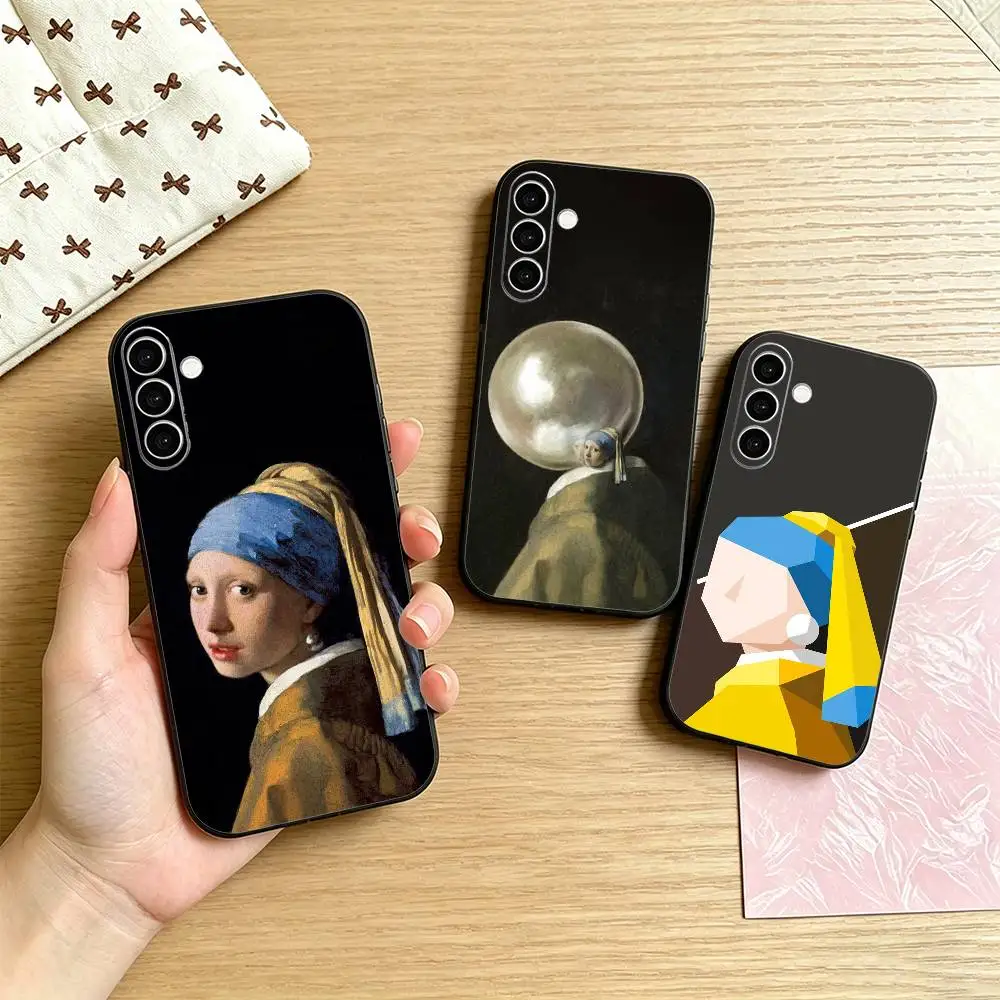 The Girl with the Pearl Earring Absurd Version Phone Case For Samsung Galaxy A73,A72,A71,A70,A53,A52,A51,Others Soft Black Cover
The Girl with the Pearl Earring Absurd Version Phone Case For Samsung Galaxy A73,A72,A71,A70,A53,A52,A51,Others Soft Black Cover