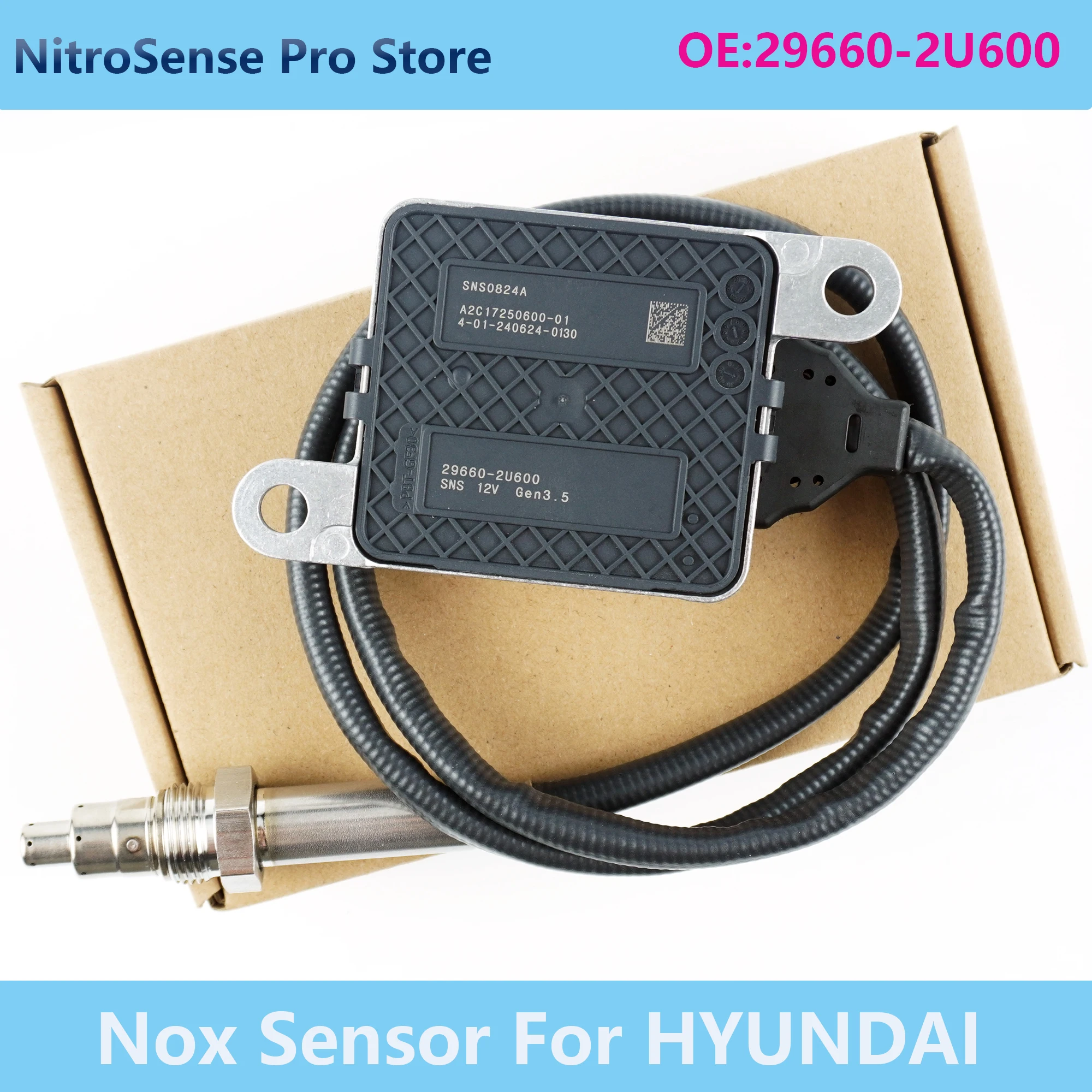 SNS0824A Nitrogen Oxide Sensor NOx Sensor 29660-2U600 For Hyundai I40 Mk1 2011-2022 296602U600 29660 2U600
SNS0824A Nitrogen Oxide Sensor NOx Sensor 29660-2U600 For Hyundai I40 Mk1 2011-2022 296602U600 29660 2U600
