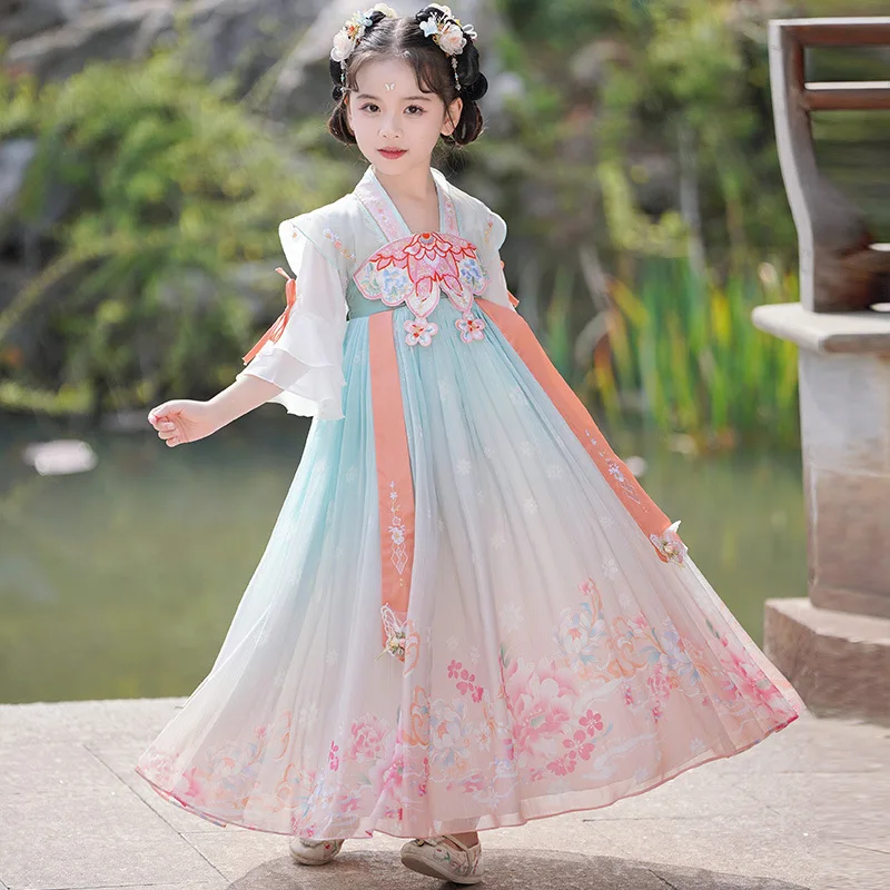 Children's Ancient Costume Hanfu Summer New Western Style Fairy Skirt Girls' Chinese Style Super Fairy Jacket and Dress Baby Dre
Children's Ancient Costume Hanfu Summer New Western Style Fairy Skirt Girls' Chinese Style Super Fairy Jacket and Dress Baby Dre